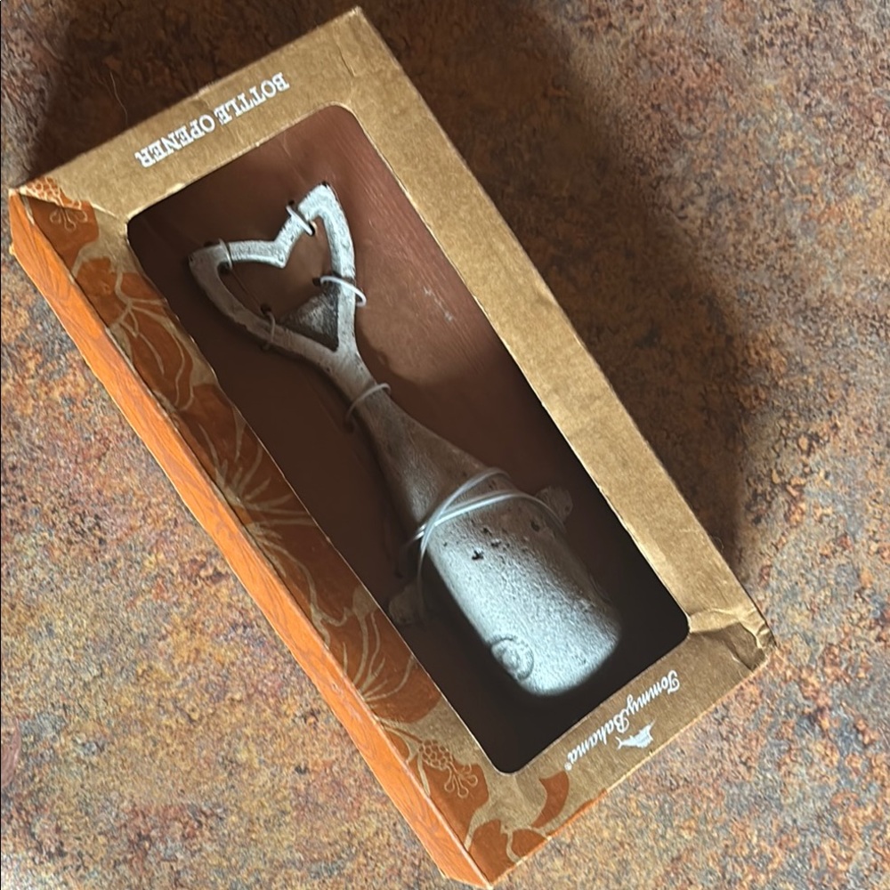 Tommy Bahama Silver Whale Bottle Opener